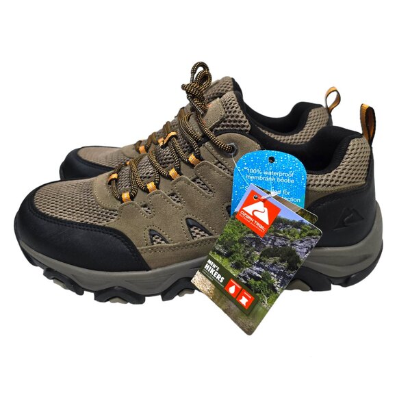 Men's Waterproof Hiking Boot Shoes Suede Leather Lightweight Lace Up Ozark Trail - Picture 11 of 15